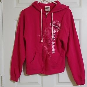 Harley Davidson hoodie.